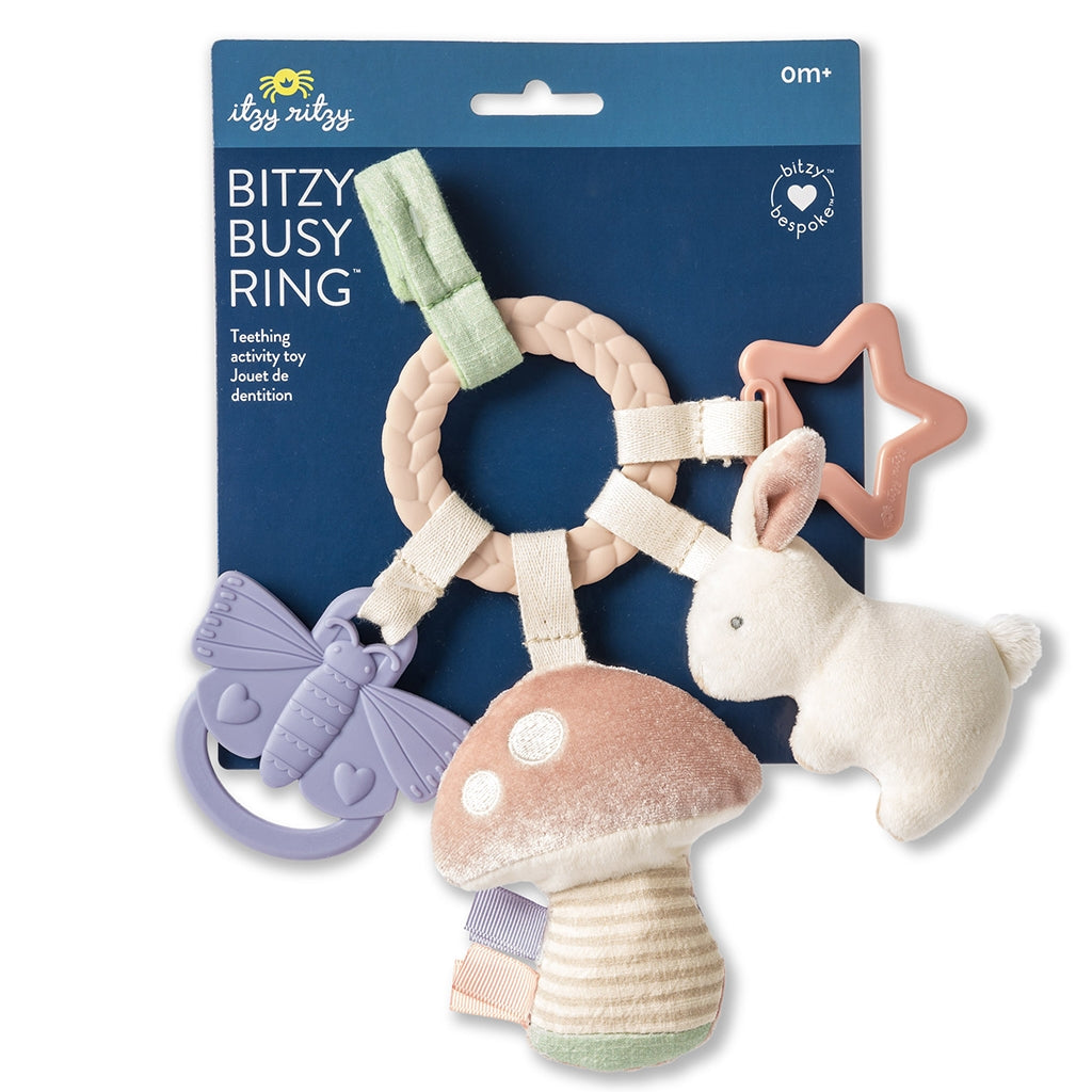 Bitzy Busy Ring™ Teething Activity Toy | Rainbow Bitzy Busy Ring™ Teething Activity Toy | Rainbow