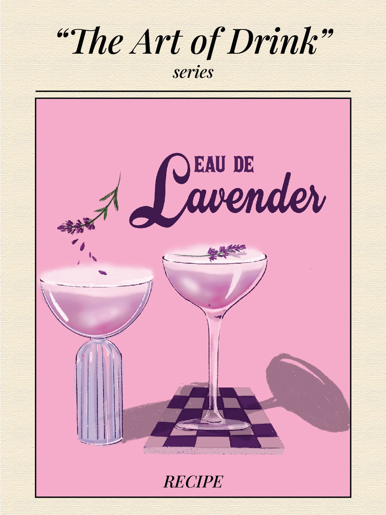 EAU DE LAVENDER - "The Art of Drink" series