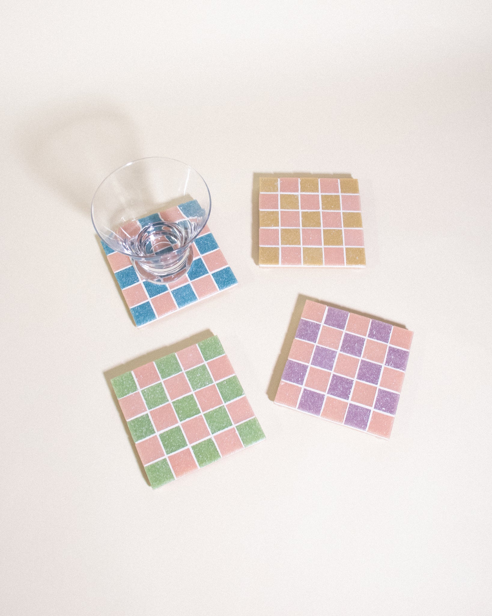 GLASS TILE COASTER - Sour Patch Candy - 06