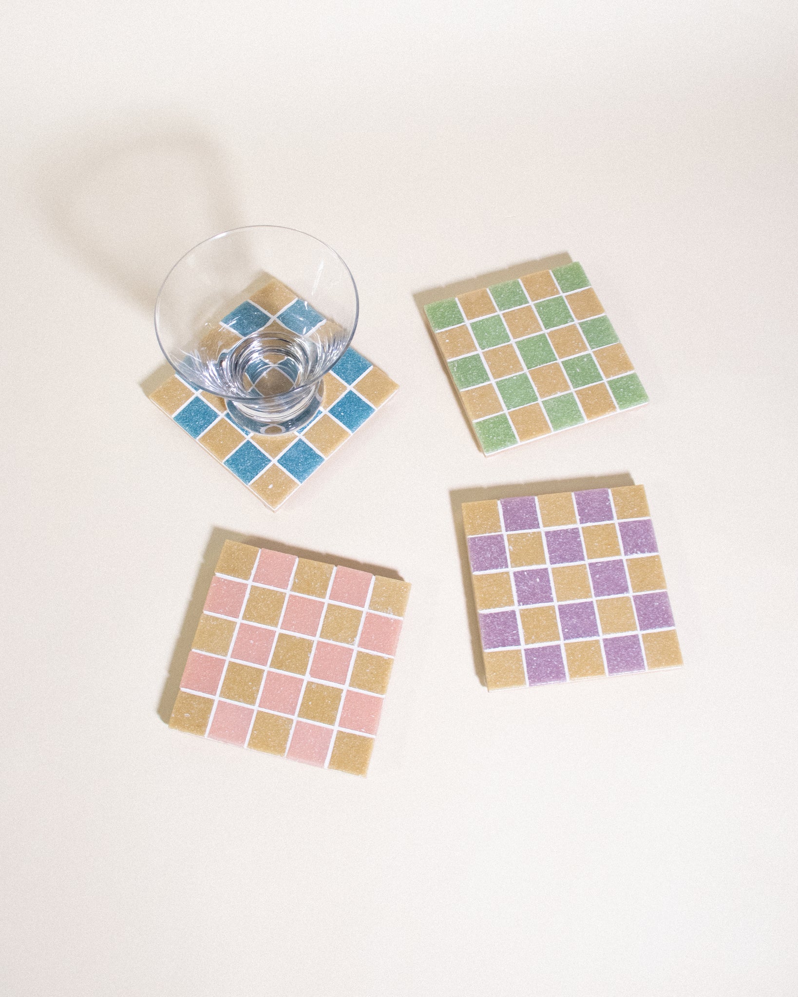 GLASS TILE COASTER - Sour Patch Candy - 14