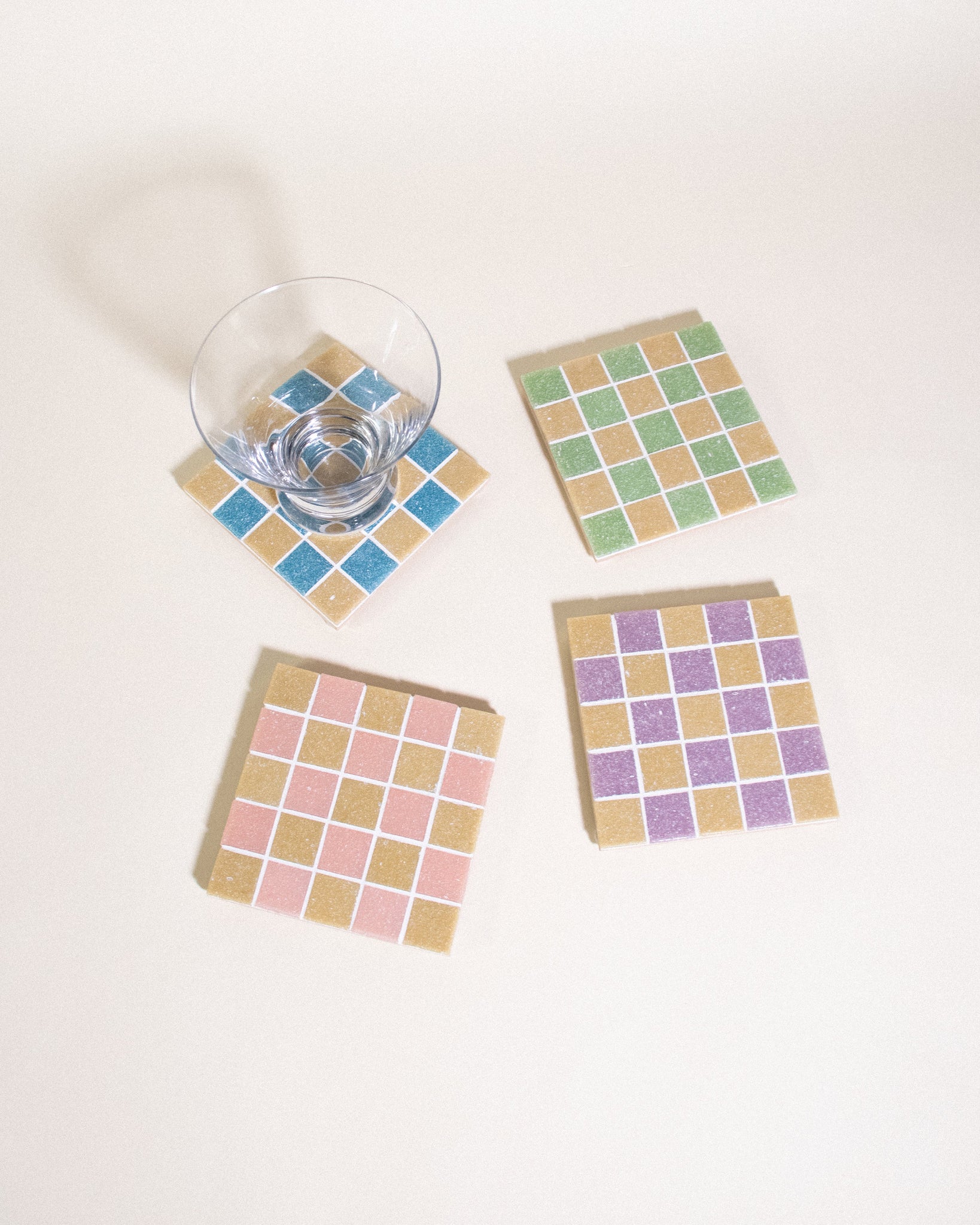 GLASS TILE COASTER - Sour Patch Candy - 12