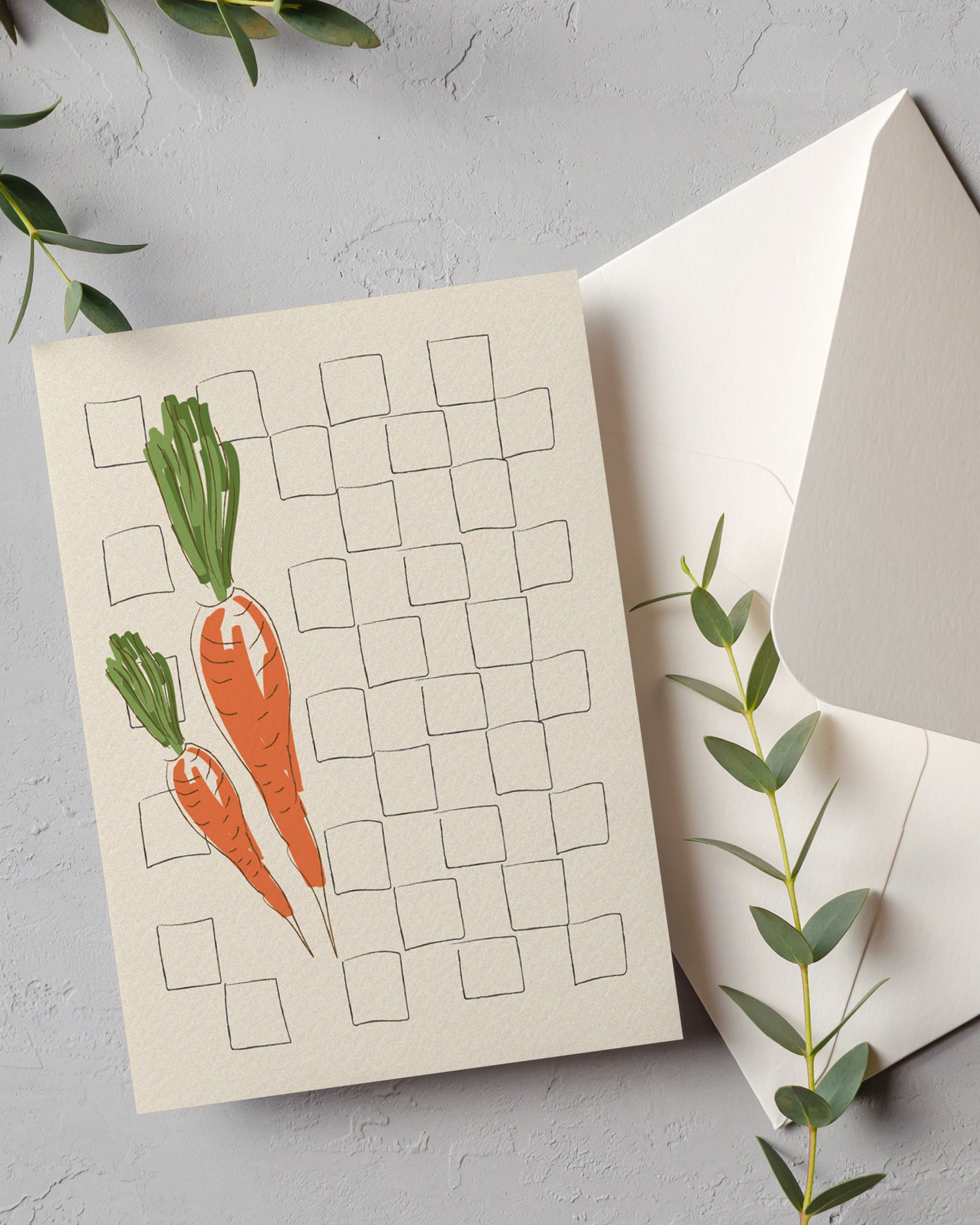 Digital Card - Veggie - Carrot