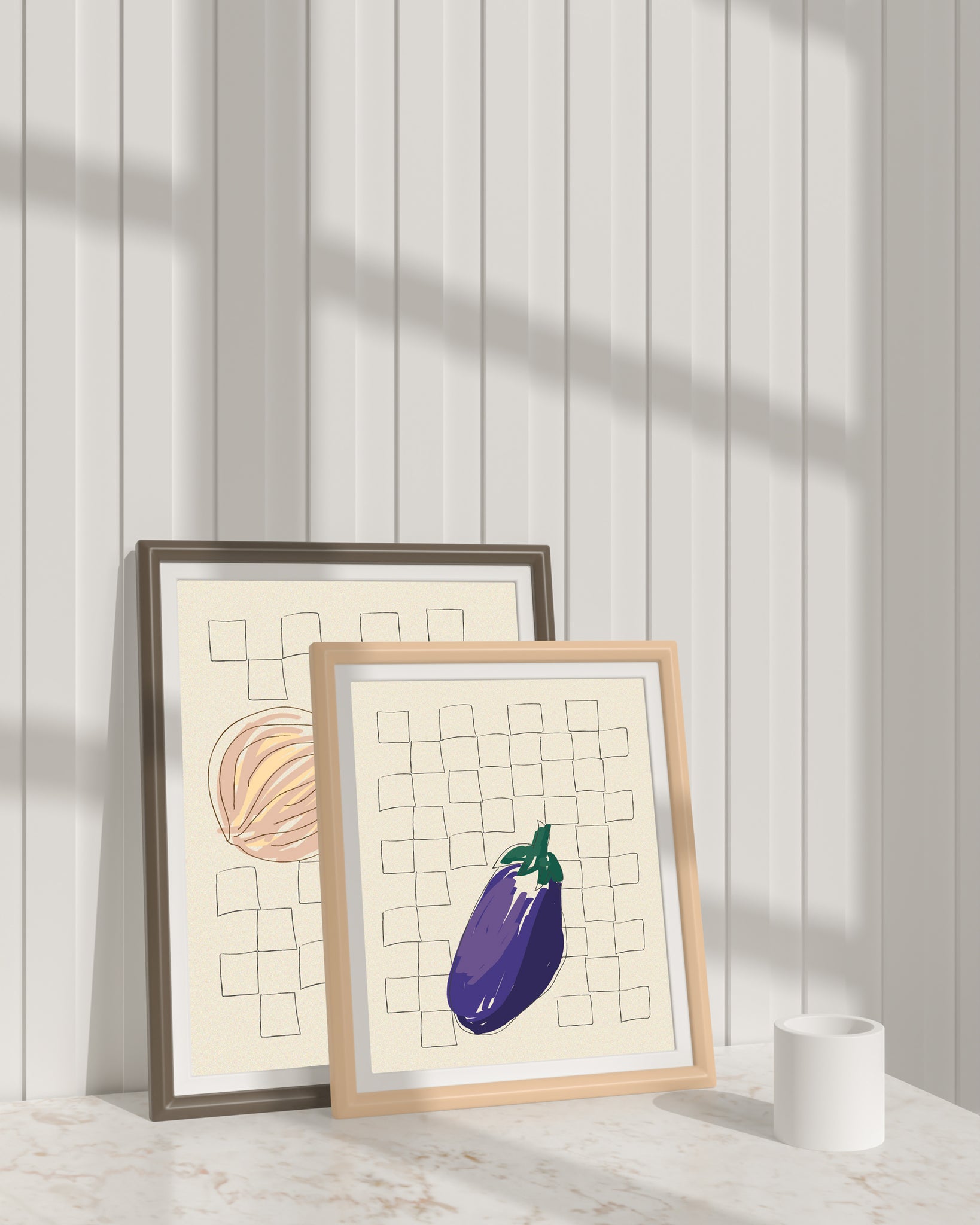 Digital Card - Veggie - Eggplant