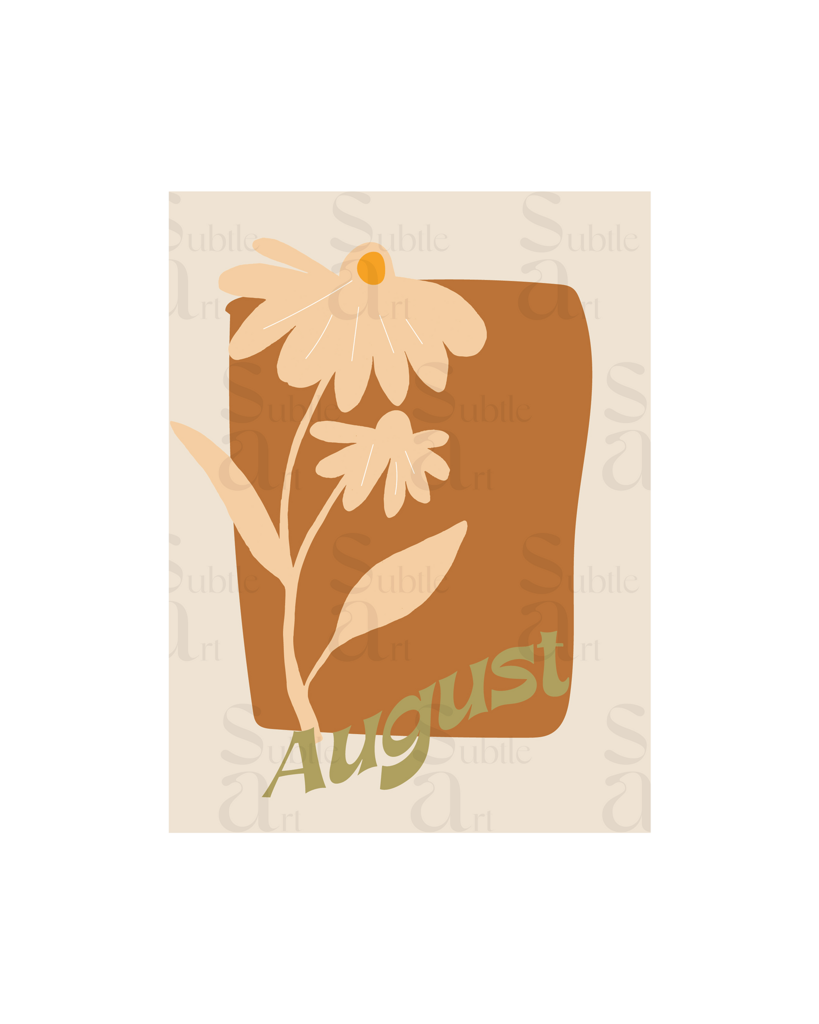Digital Card - Birthday - August