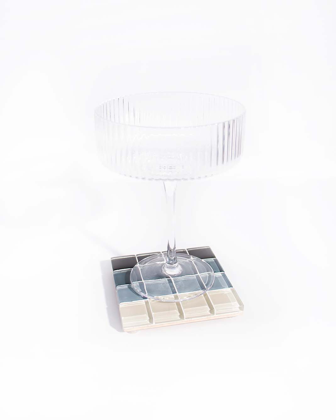GLASS TILE COASTER - Ombre - Midnight City