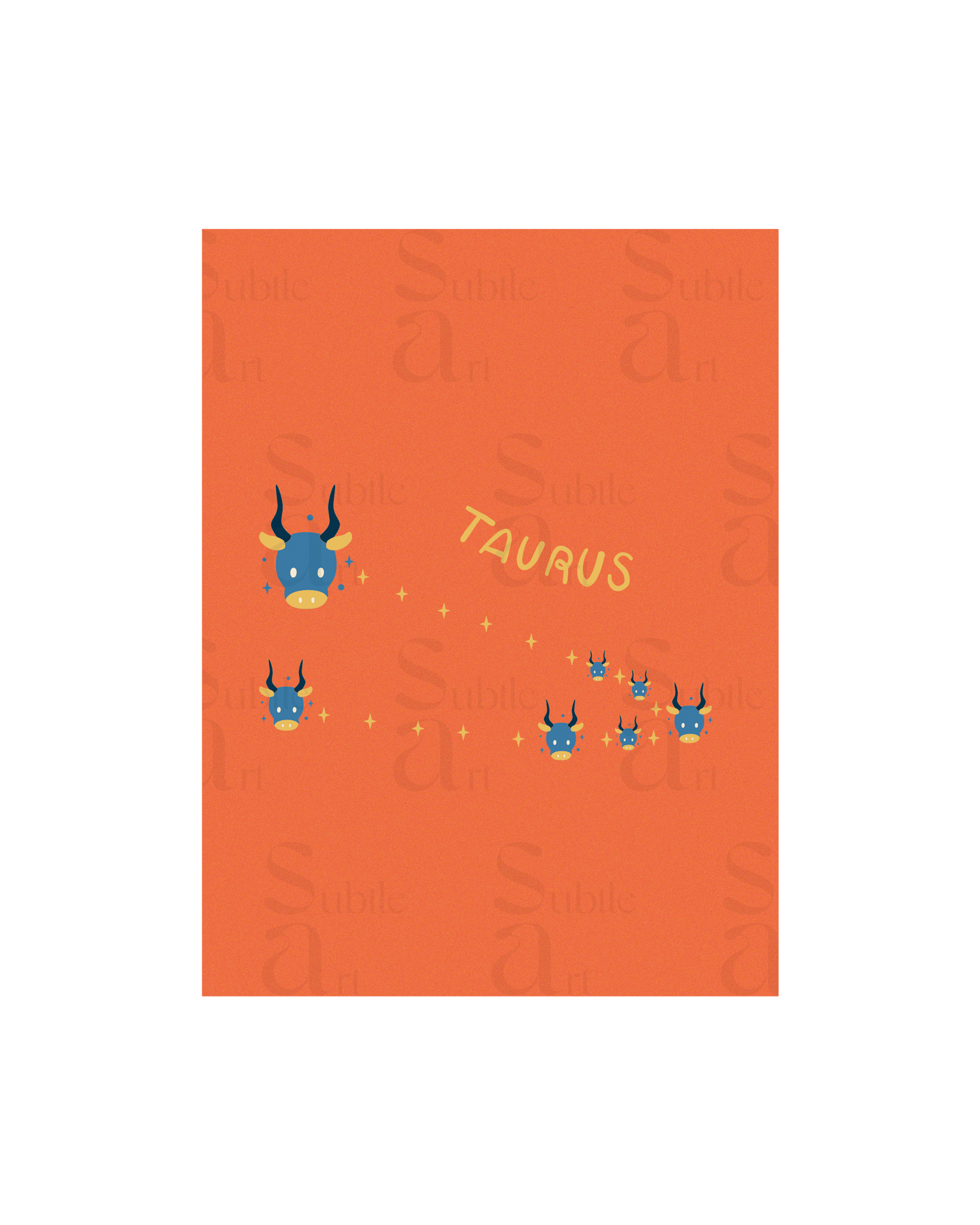 Digital Card - Birthday - Horoscope - Taurus