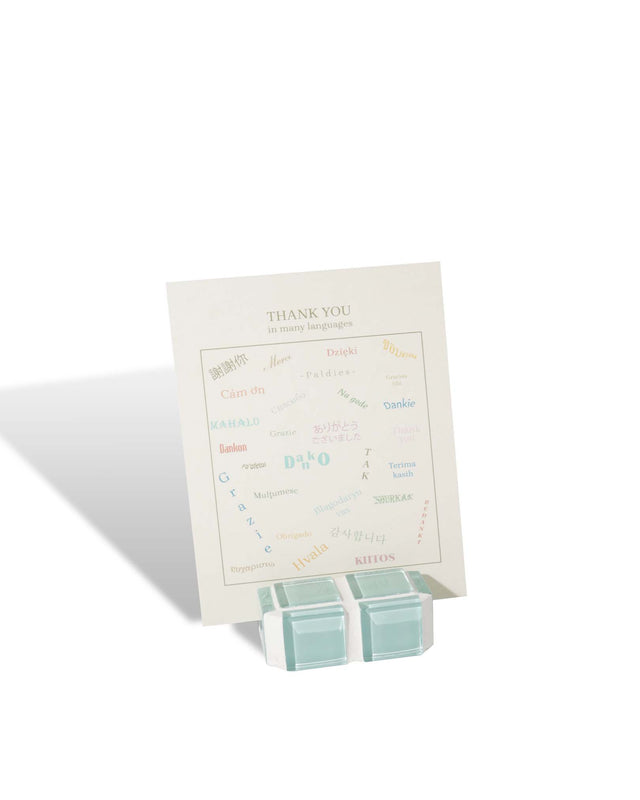Glass Tile Mini Picture Stand – It's Mint – front view