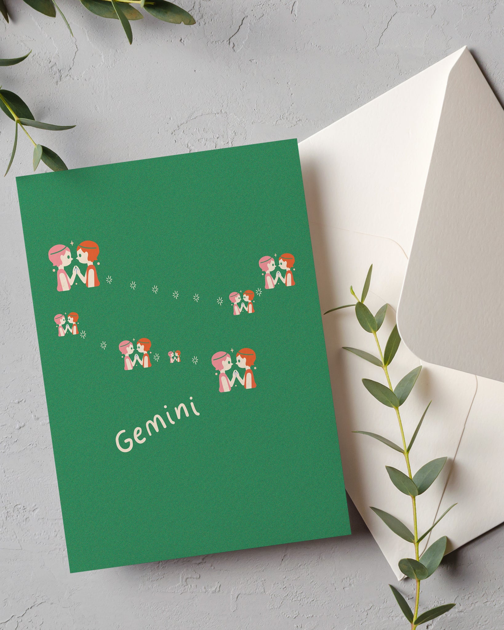 Digital Card - Birthday - Horoscope - Gemini