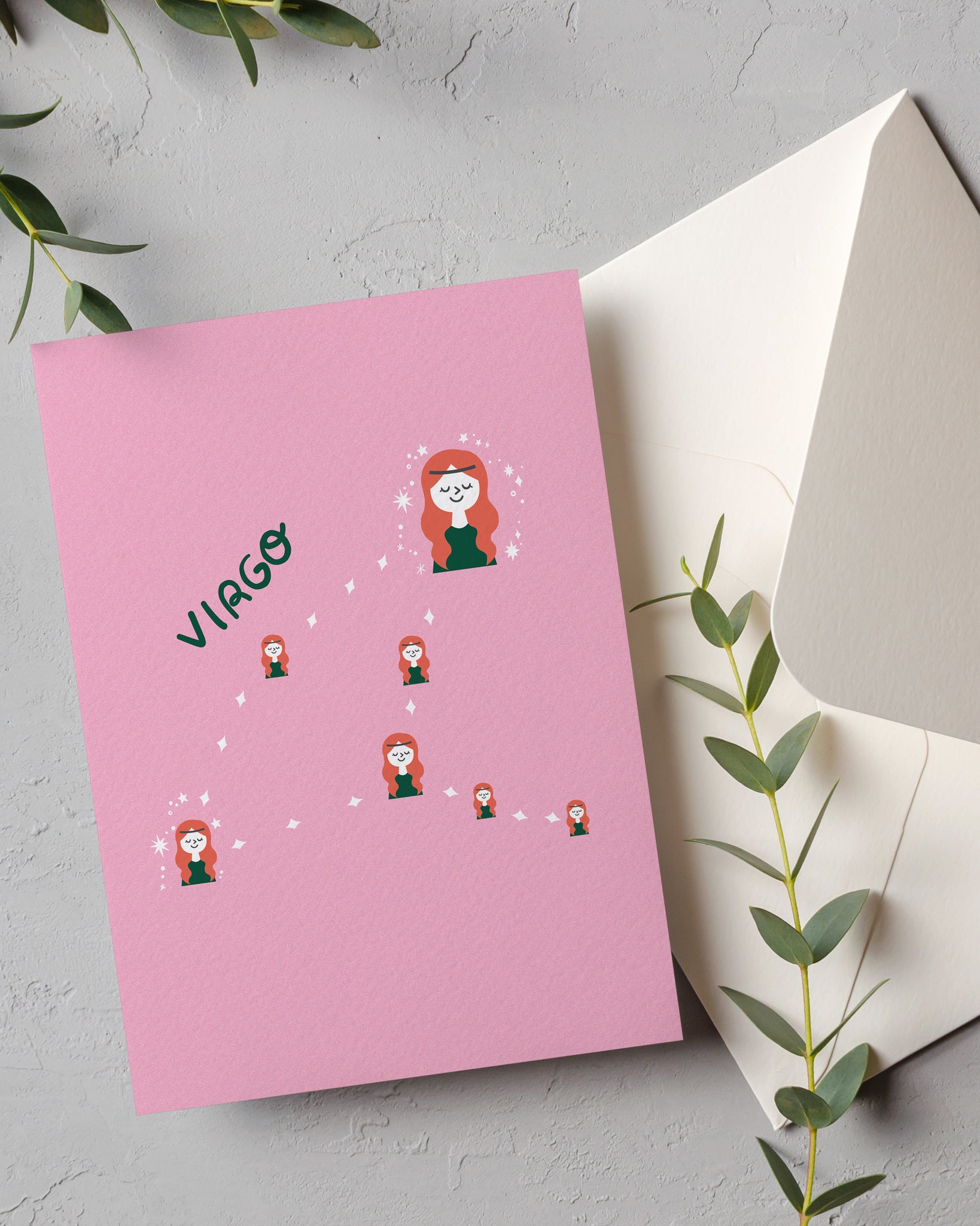 Digital Card - Birthday - Horoscope - Virgo