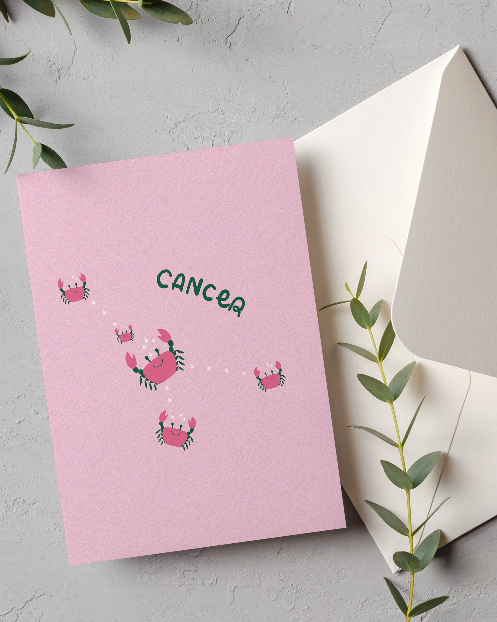 Digital Card - Birthday - Horoscope - Cancer