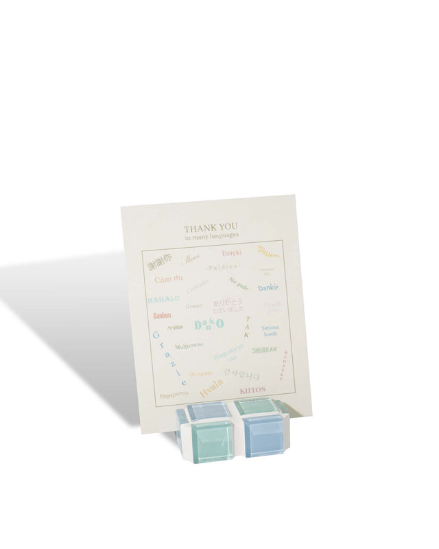 Glass Tile Mini Picture Stand – Summer Dream – front view