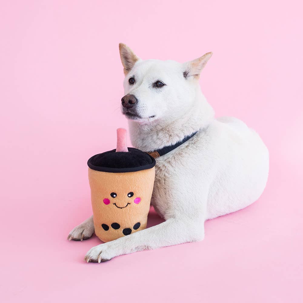 Nomnomz® - Boba Milk Tea - Plush Dog Toy