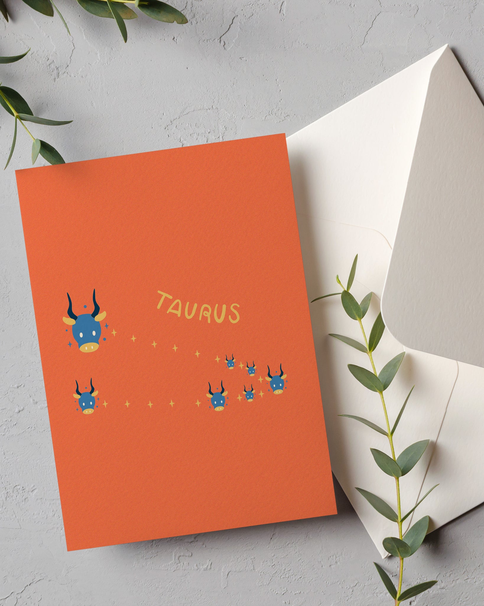 Digital Card - Birthday - Horoscope - Taurus