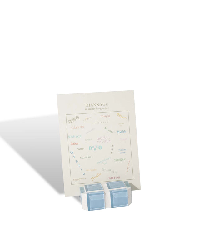 Glass Tile Mini Picture Stand – It's Sky – front view