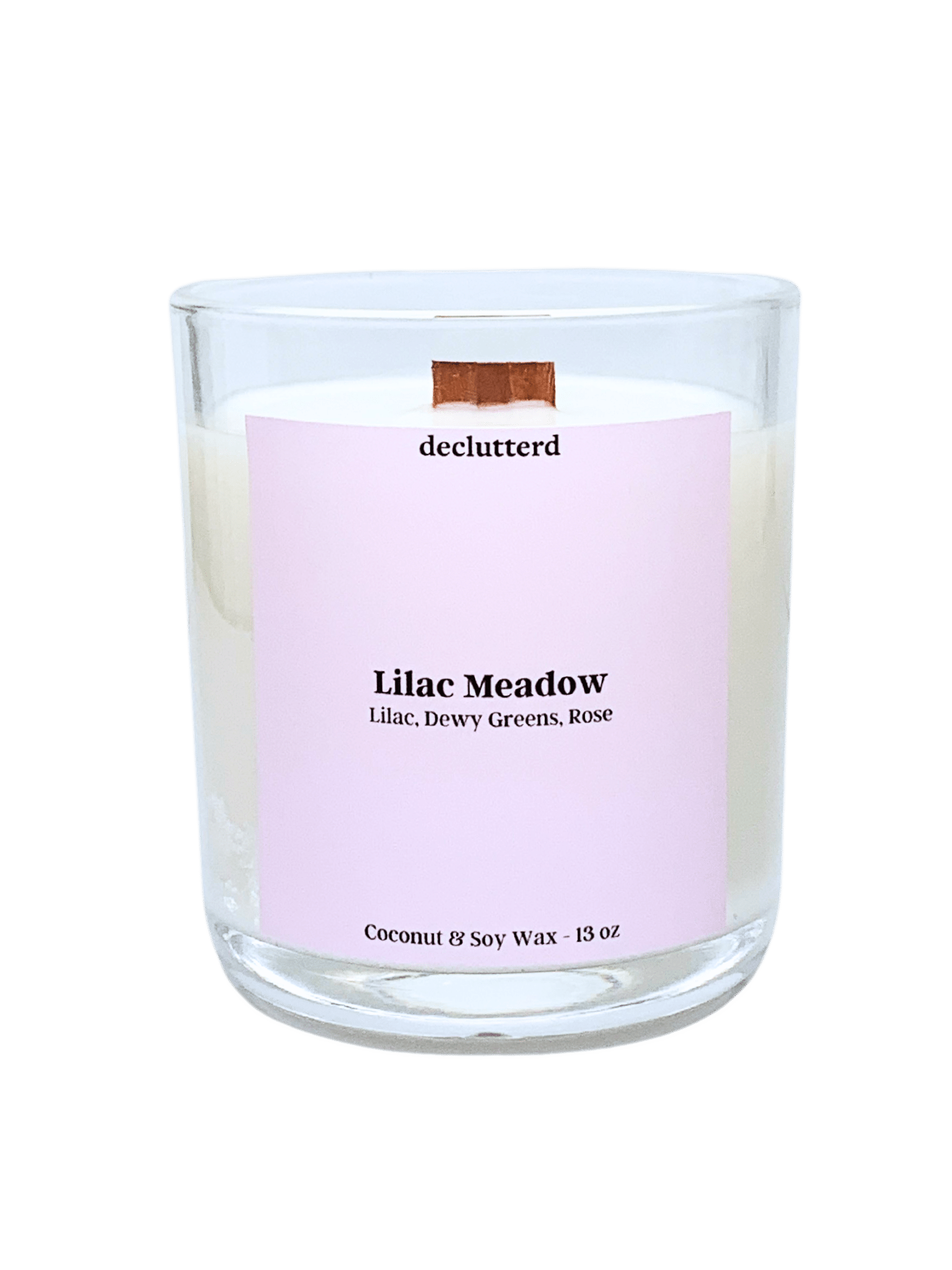 Lilac Meadow Wood Wick Candle
