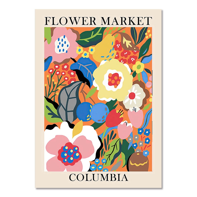 Flower Market Posters