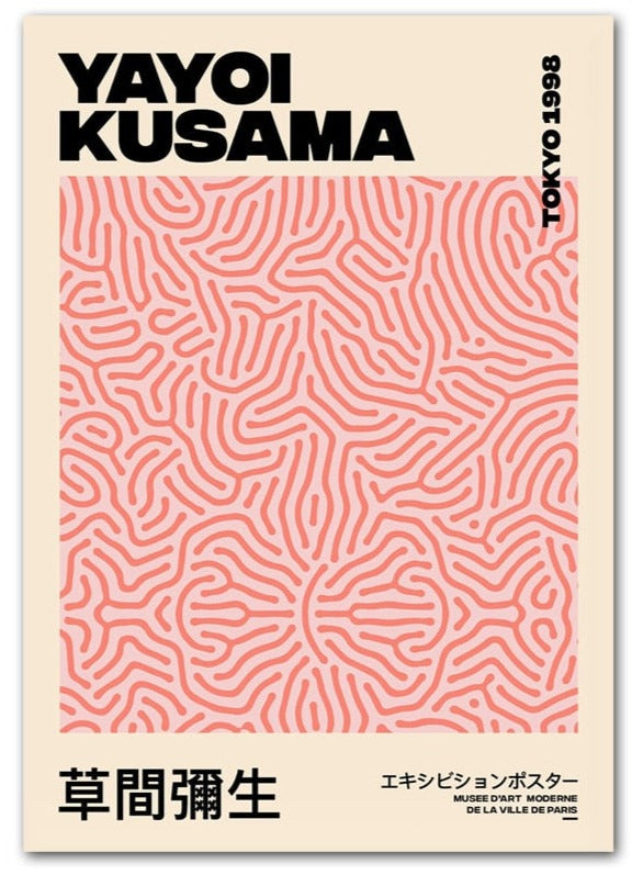 Yayoi Kusama Abstract Posters