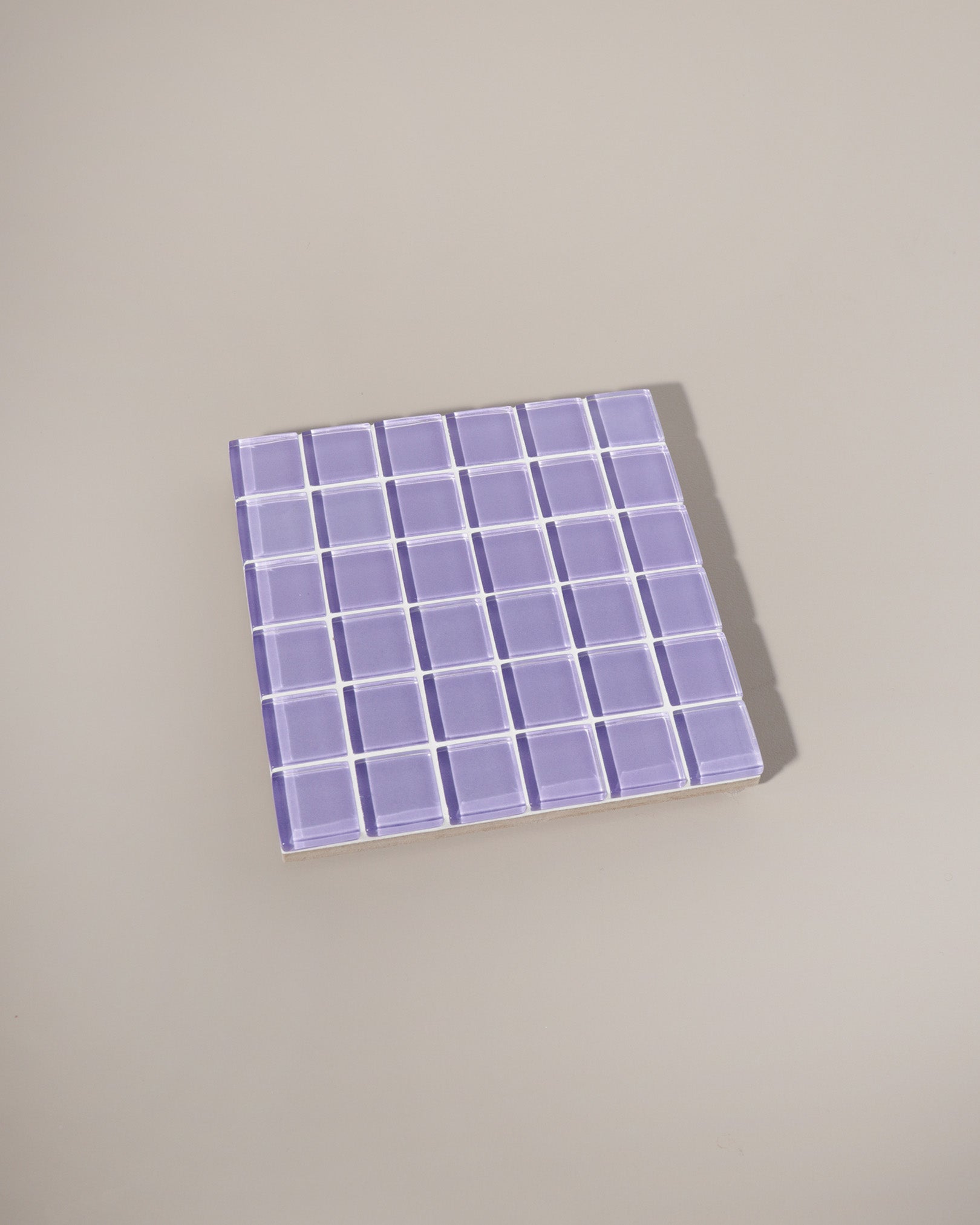 GLASS TILE DECORATIVE TRAY - It's Lilac