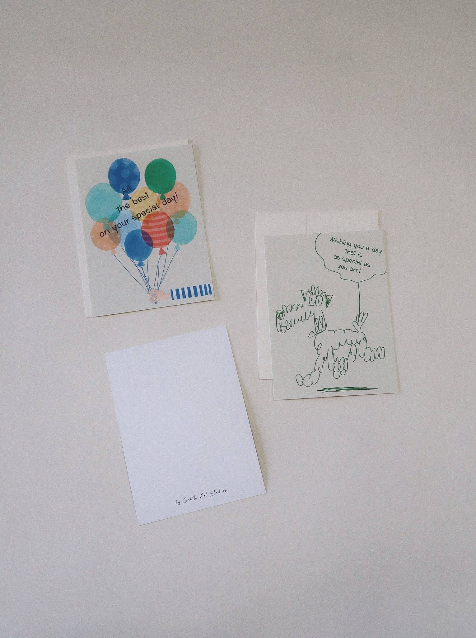 BIRTHDAY CARD - Balloons
