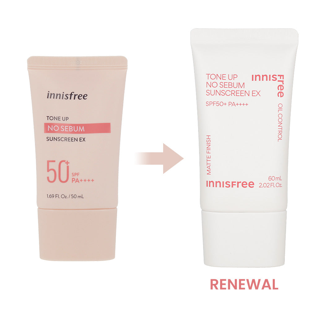 Innisfree Tone Up No Sebum Sunscreen EX SPF50+ PA++++ 60ml