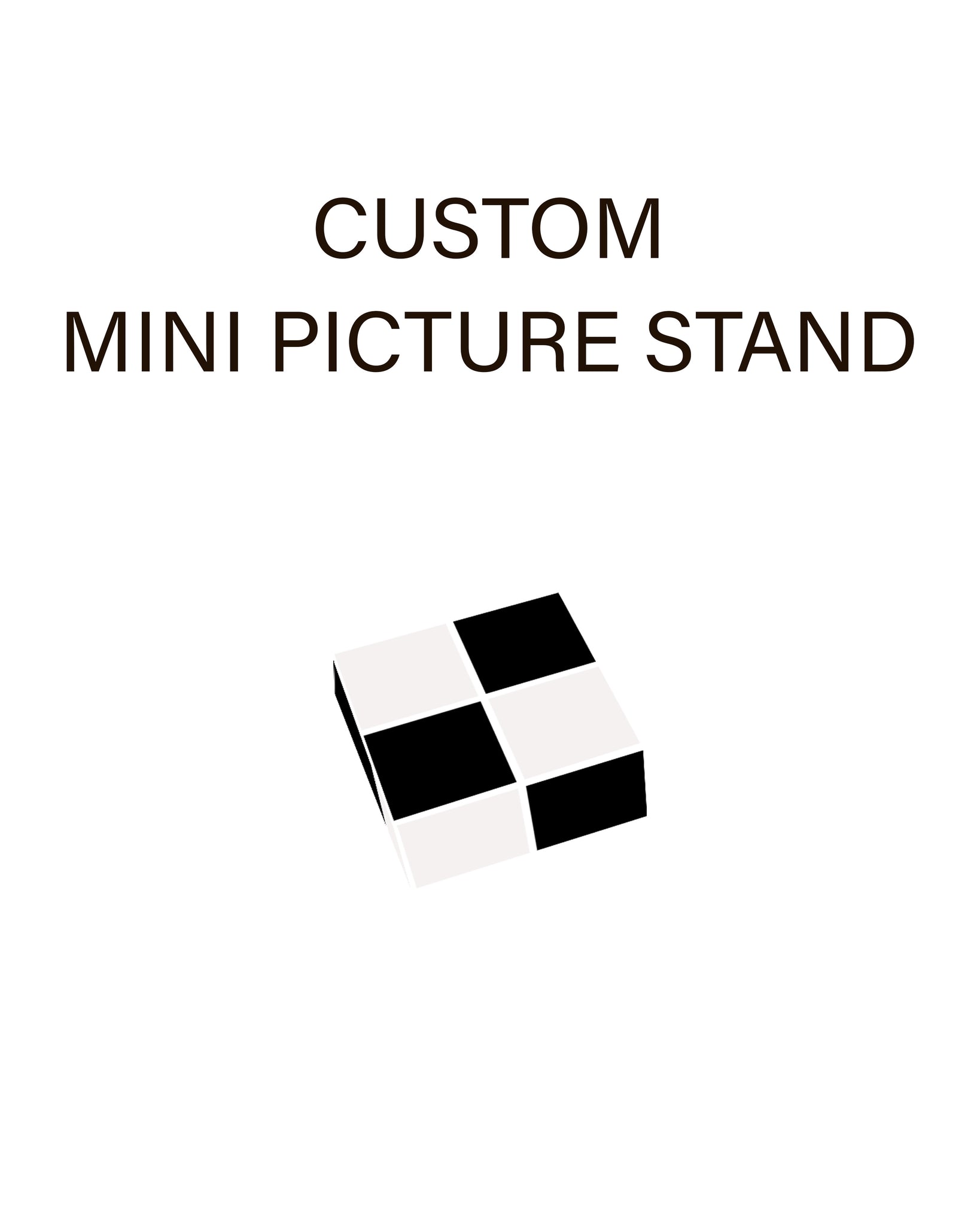 CUSTOM REQUEST - Mini Picture Stand