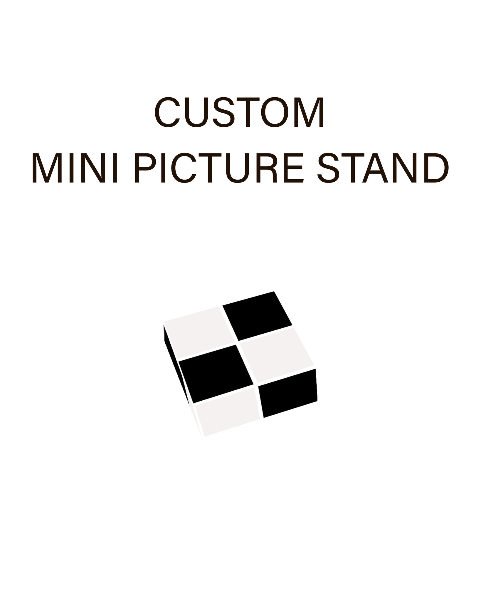 Photo Standee Small TILED PICTURE STANDS – Subtle Art Studios