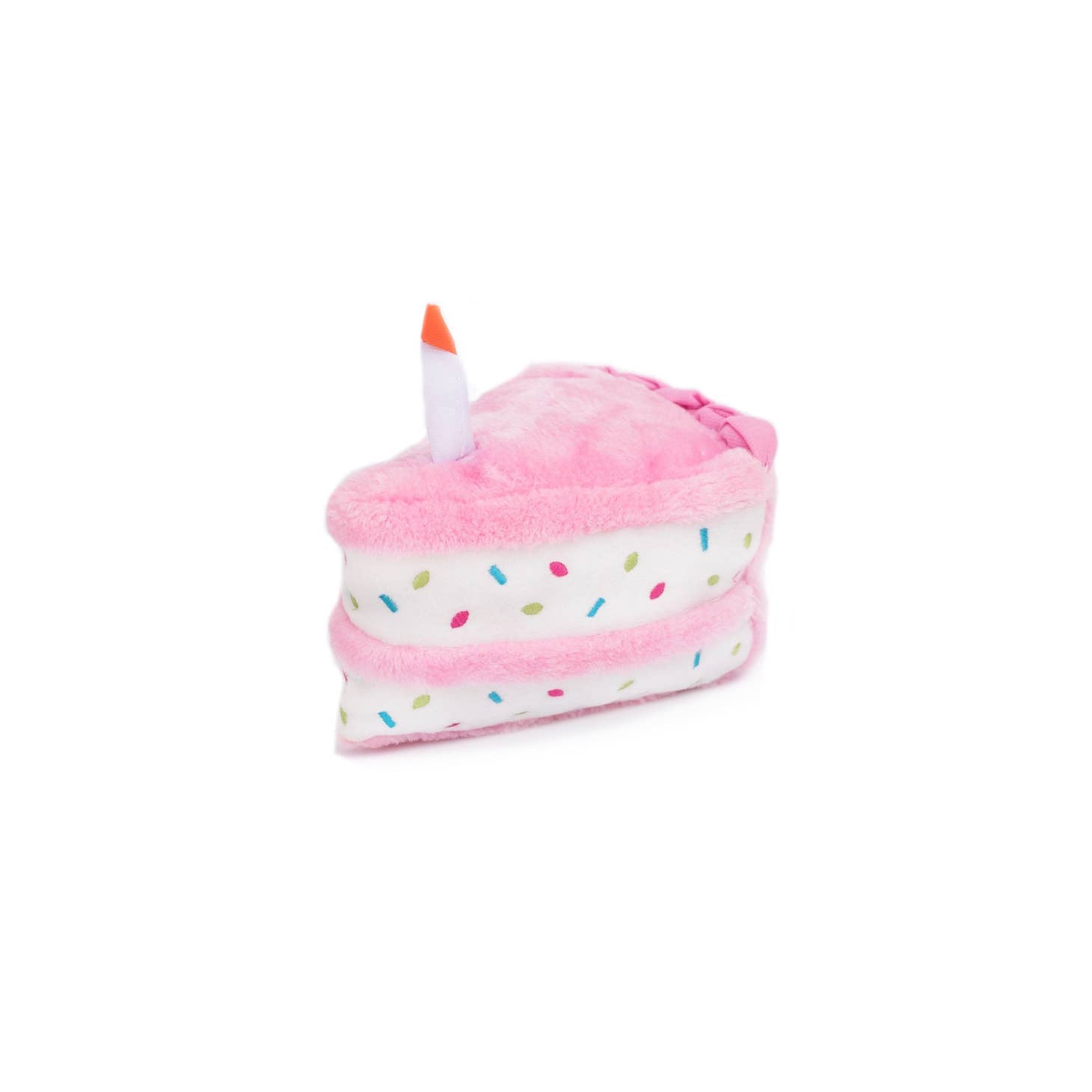 Birthday Cake - Pink - Plush Dog Toy