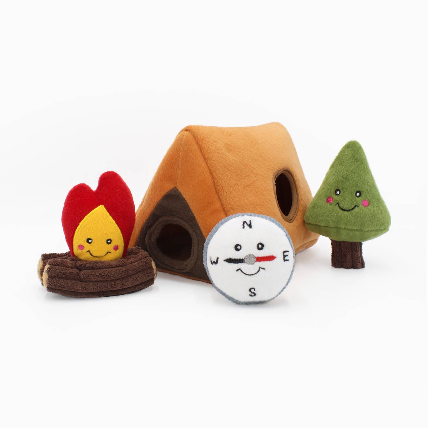 DOG TOY - By ZippyPaws - Zippy Burrow® - Camping Tent