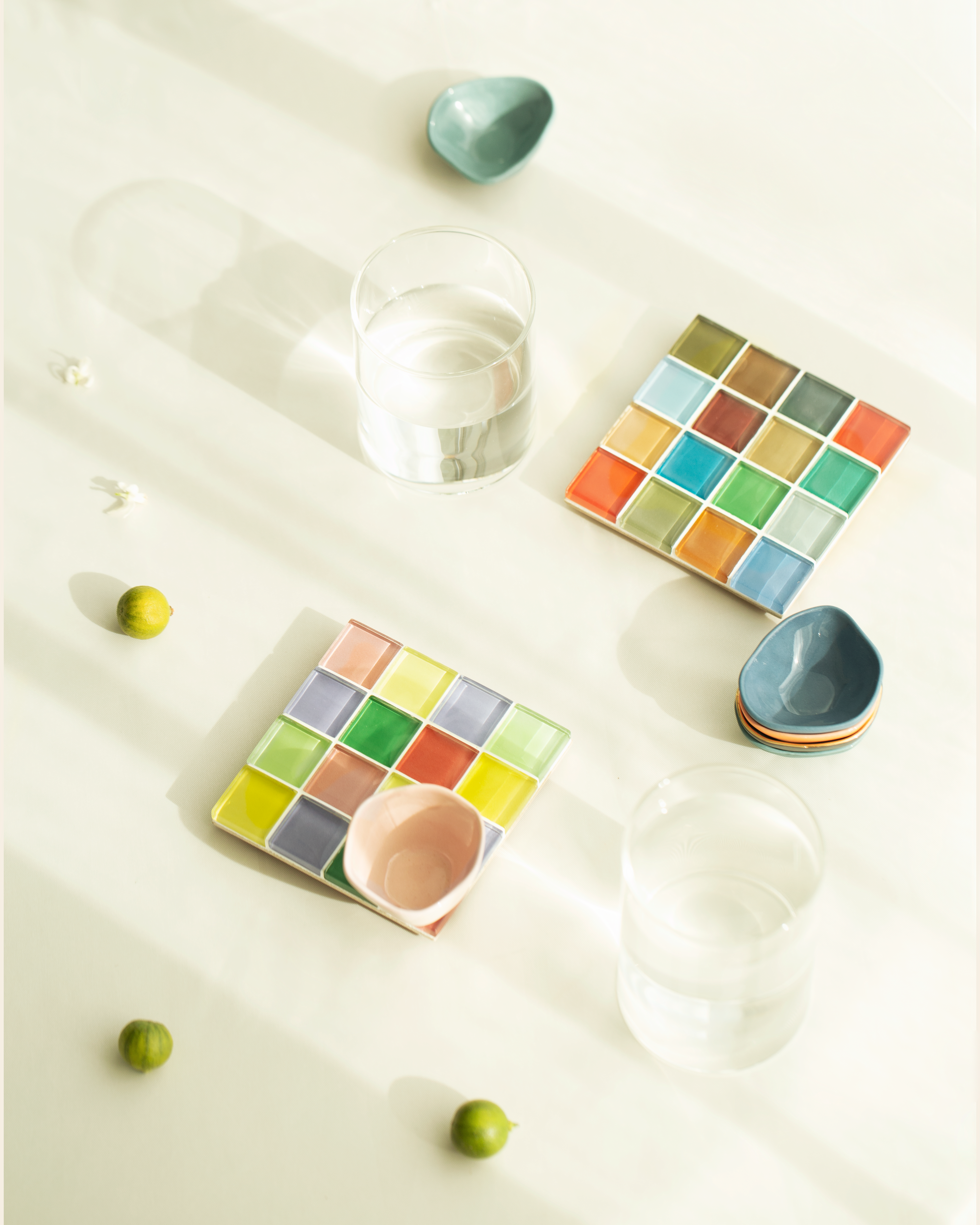 TILE COASTER SET - Sprinkle Duo