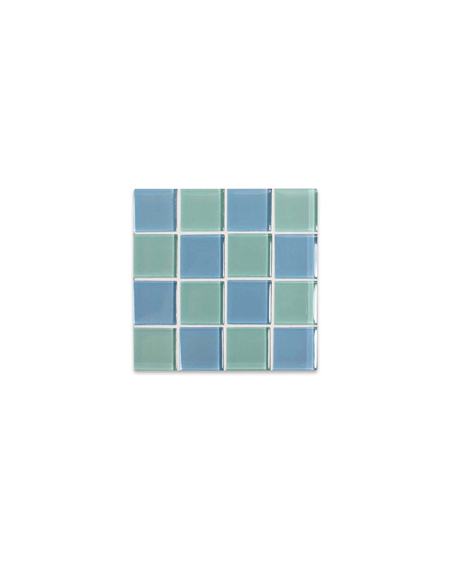 Glass Tile Coaster – Summer Dream – front view