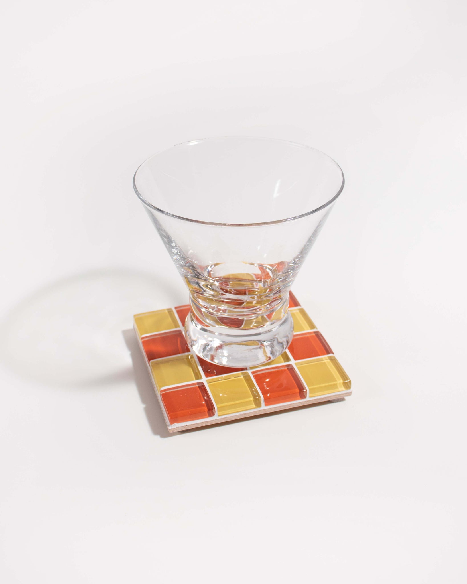 GLASS TILE COASTER - Candy Cone