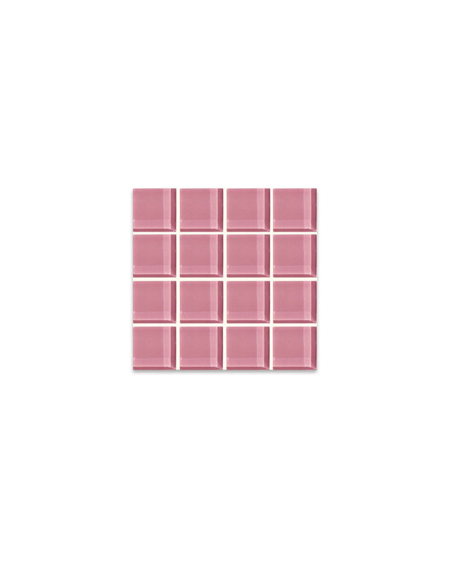 Glass Tile Coaster – It's Heart – front view