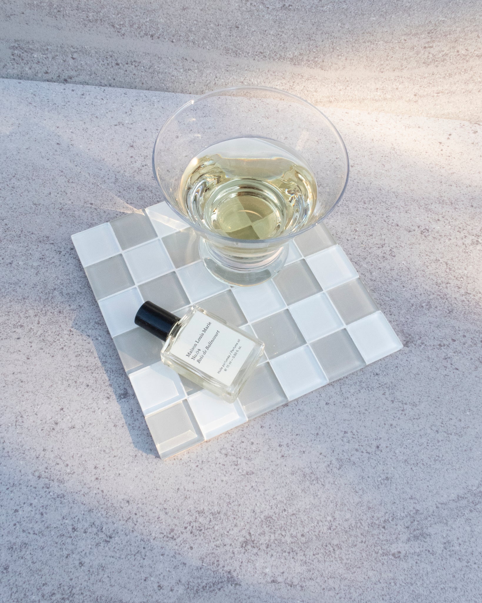 Checkered Glass Tray at Douglas Reddin blog