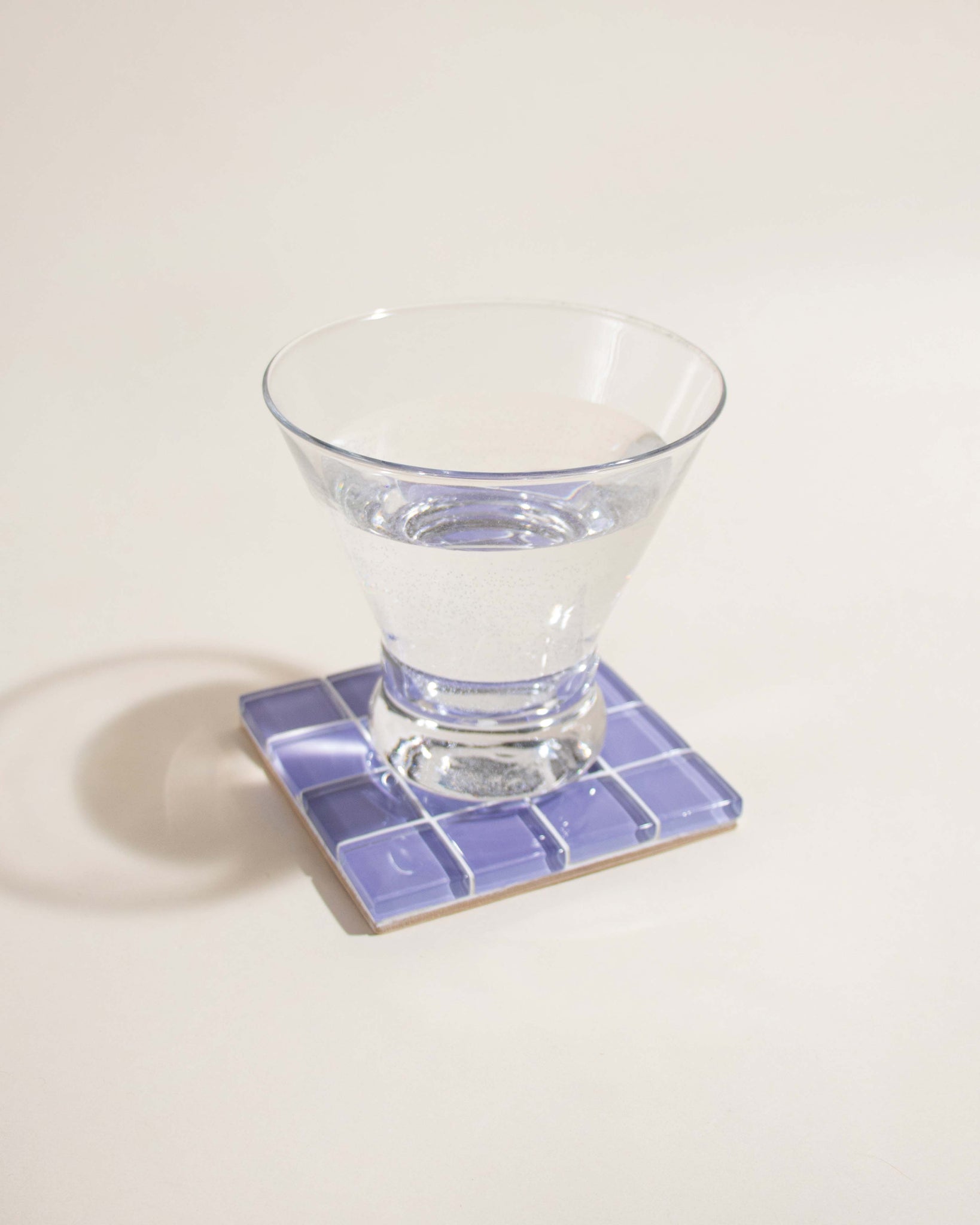 GLASS TILE COASTER - It's Lilac
