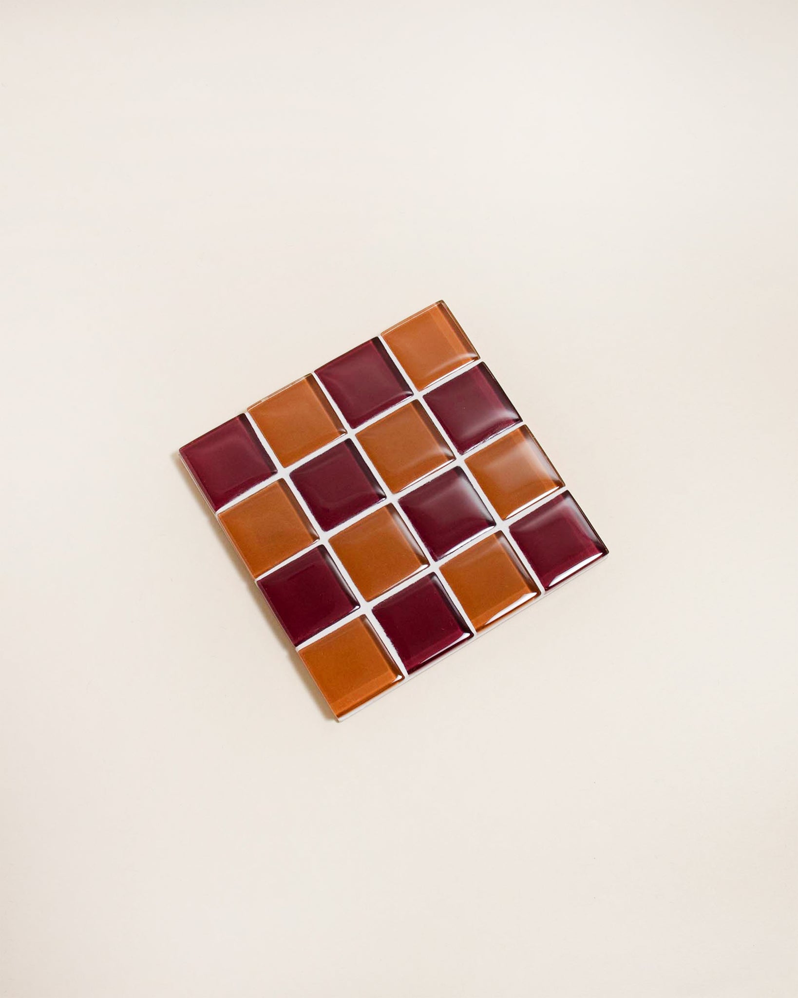 GLASS TILE COASTER - The Old Day