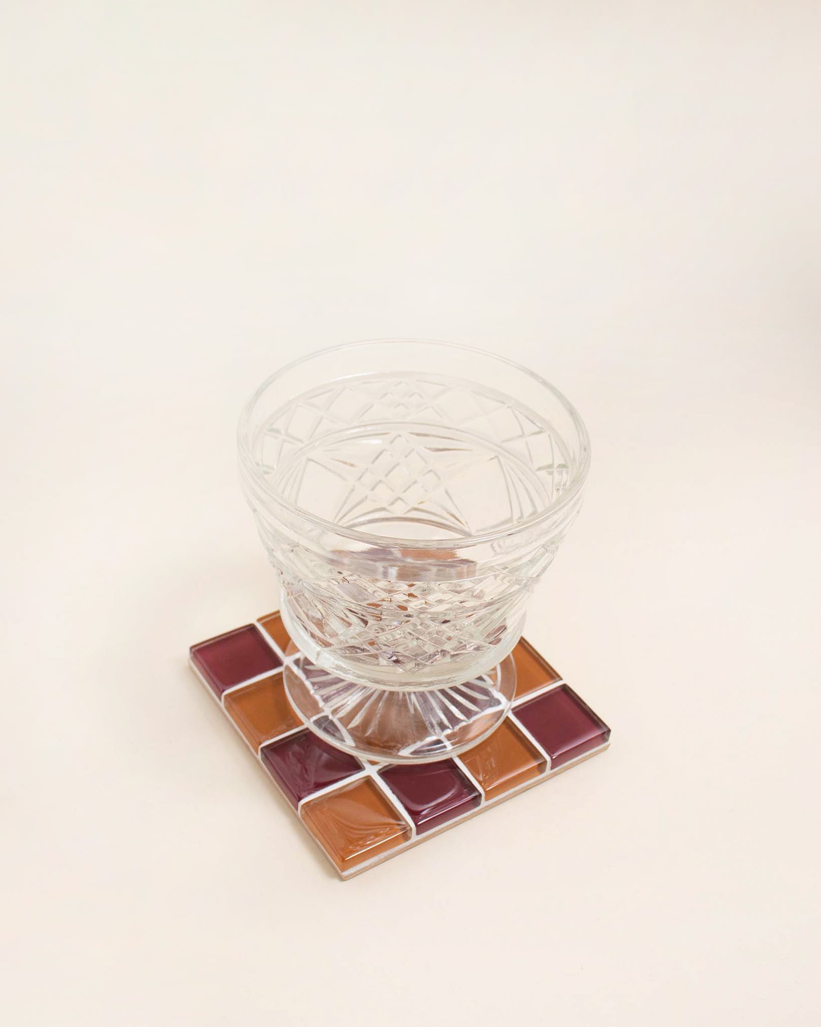 GLASS TILE COASTER - The Old Day
