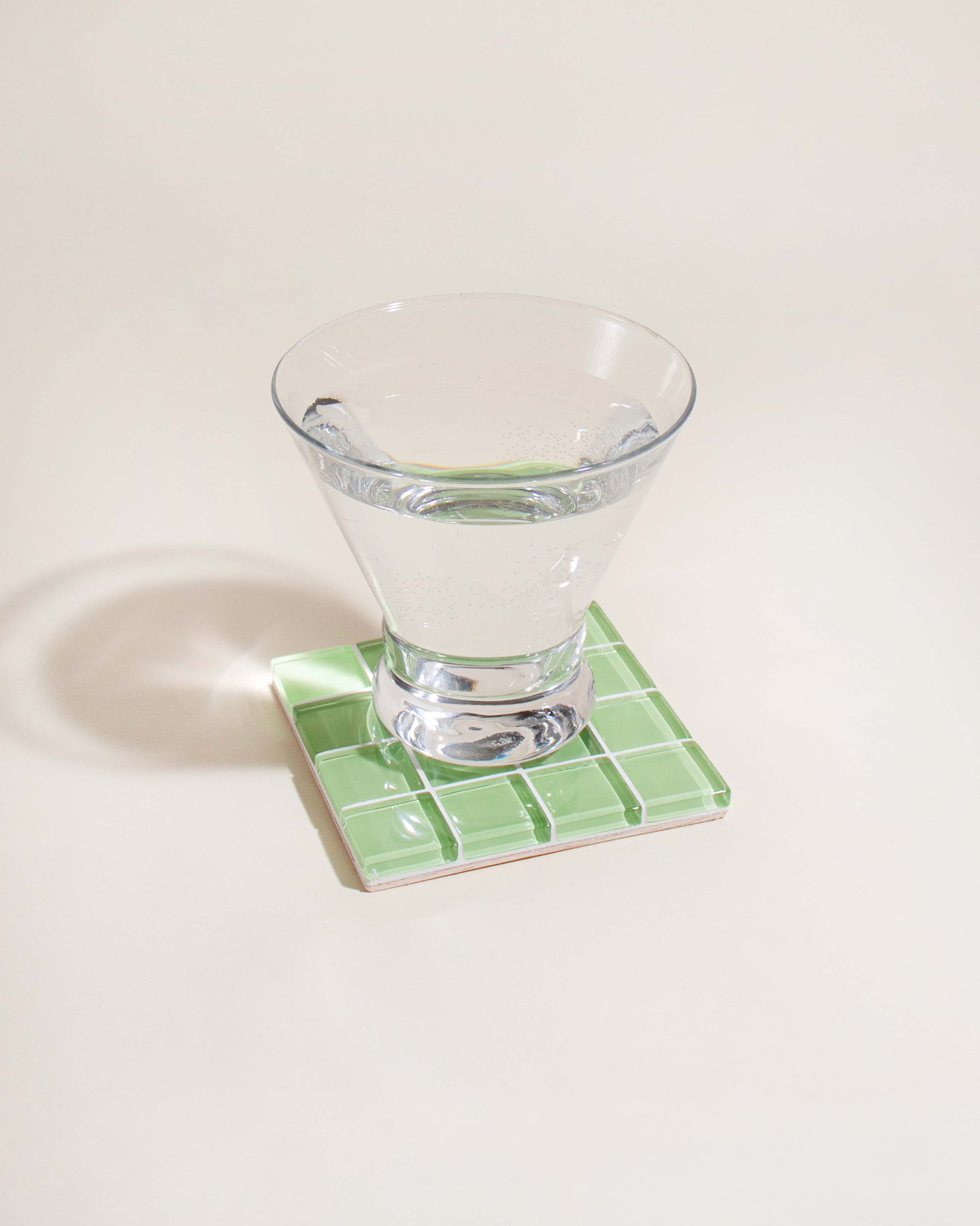 GLASS TILE COASTER - It's Lime