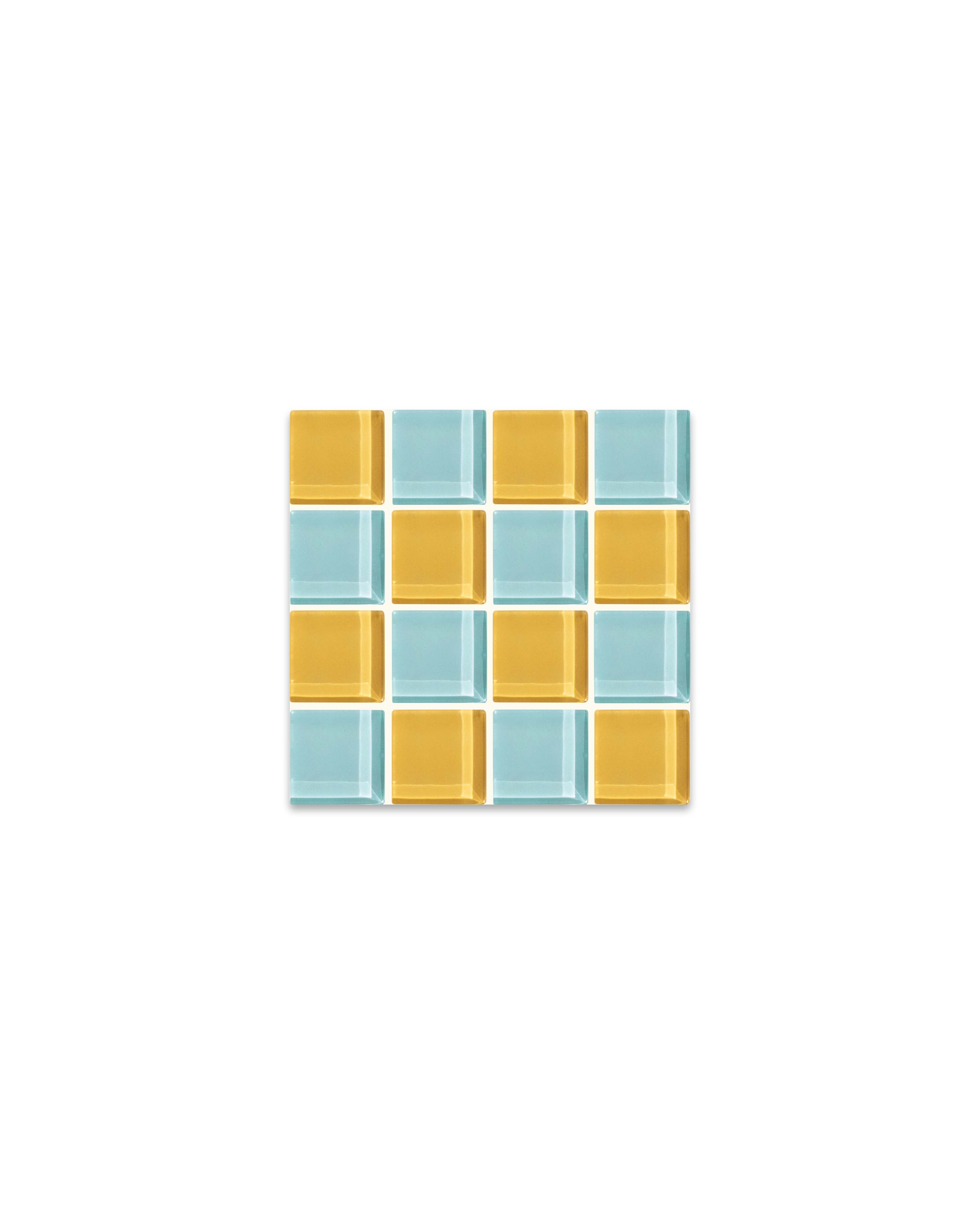 GLASS TILE COASTER - Summer Day – Subtle Art Studios