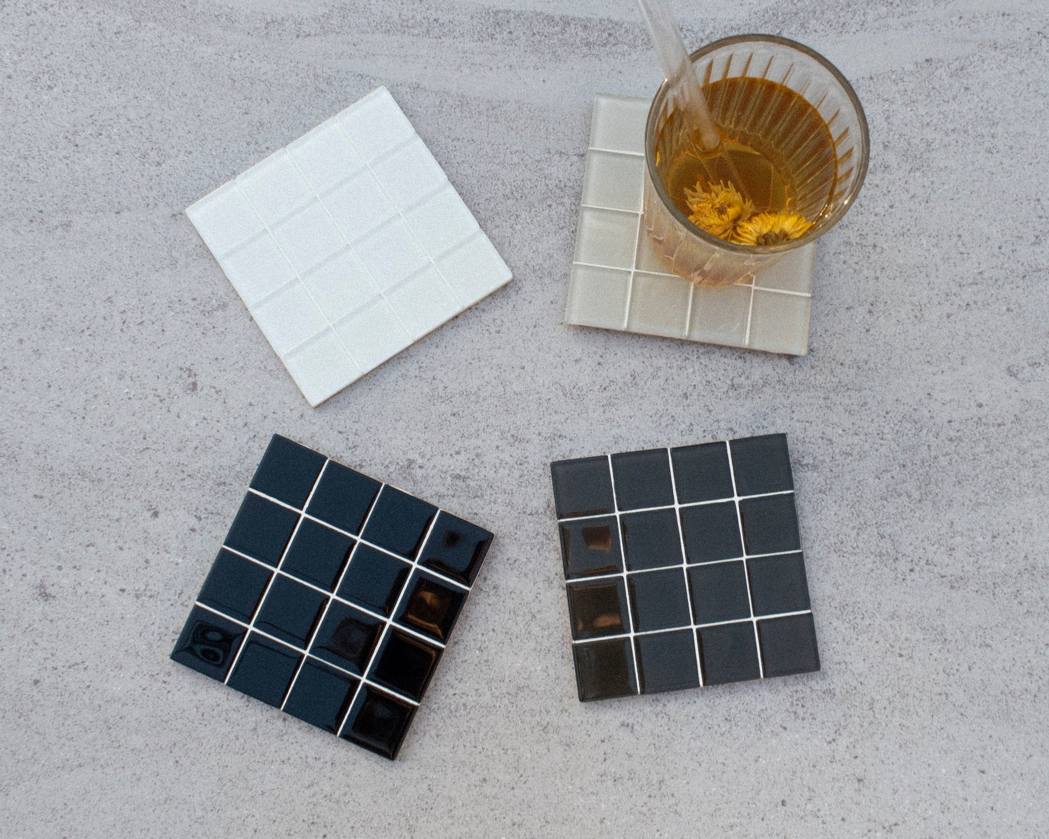 Glass Tile Coaster | Handmade Drink Coaster | Square Coaster | Housewarming Gift | Gift for Her | Gift for Him | Valentine Gifts